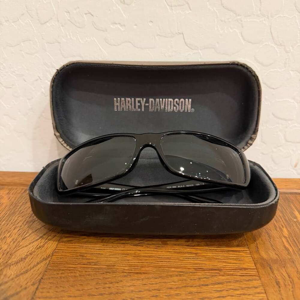 Harley-Davidson HDX 860 Black Sunglasses with Case Frames Only